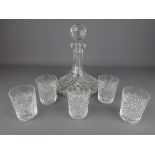 Waterford crystal ships decanter and five matching glasses (6) Condition Report