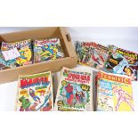 Collection of pre 1970's and later Marvel and DC comics including Spiderman annuals no.