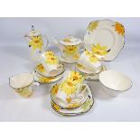 Art Deco Tamsware hand painted tea set for six Condition Report <a href='//www.