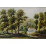 Whitcombe, watercolour dated 1829 unsigned, Rural Farm Landscape,