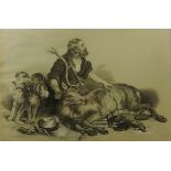 Huntsman with a Stag and Dogs,