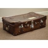 Vintage 20th century leather suitcase, W81cm Condition Report <a href='//www.