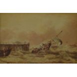 Lifeboat Setting Sail, watercolour signed by John Cantiloe Joy (British 1806-1866) 15.