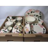 Villeroy & Boch 'Wild Rose' dinner and tea set in two boxes Condition Report There