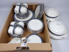 Royal Doulton 'Sherbrooke' dinner and teaware for eight in one box Condition Report