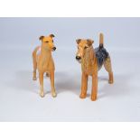 Beswick Greyhound 'Jolly Roger' and a Beswick Airedale Terrier (2) Condition Report