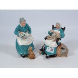 Two Royal Doulton figurines 'Nanny' and 'The Favourite' (2) Condition Report <a