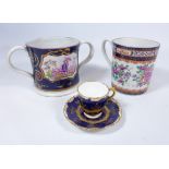 19th/ early 20th Century Continental porcelain mug,