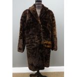 Mandora three quarter length brown sheepskin coat and a Shearling lambs wool coat (2)