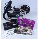 Iwata Studio Series air compressor with two Iwata airbrushes and set of AK paints (This item is