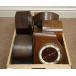 Various mantel clocks in two boxes Condition Report <a href='//www.