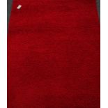 Modern red ground rug, 160cm x 120cm Condition Report <a href='//www.