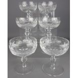 Set of six Waterford crystal 'Colleen' pattern sundae dishes (6) Condition Report