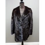 Short Mink fur coat with double vent back and another short Mink fir coat (2) Condition