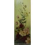 Still Life of Flowers, 20th century oil on board indistinctly signed A. J.