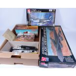 Model kits Boeing B-52G, another model aircraft,