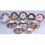 Late 19th and early 20th Century cabinet cups including Royal Crown Derby,
