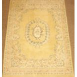 Chinese washed woollen pale ground rug,