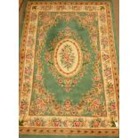 Chinese washed woollen rug, 280cm x 182cm Condition Report <a href='//www.