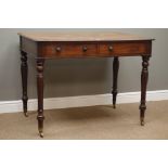 Victorian mahogany side table.