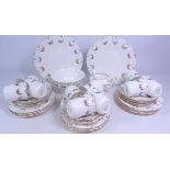 Early 20th Century Foley China 'Dainty Rose' pattern coffee ware, no.