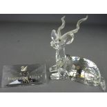 Swarovski crystal model 'The Kudu' Annual Edition 1994, from the 'Inspiration Africa' collection,