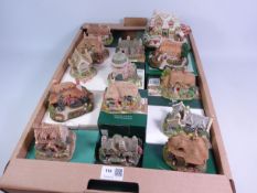Lilliput Lane cottages including 'Christmas Lights and Sweet Delights', 'The Royal Observatory,