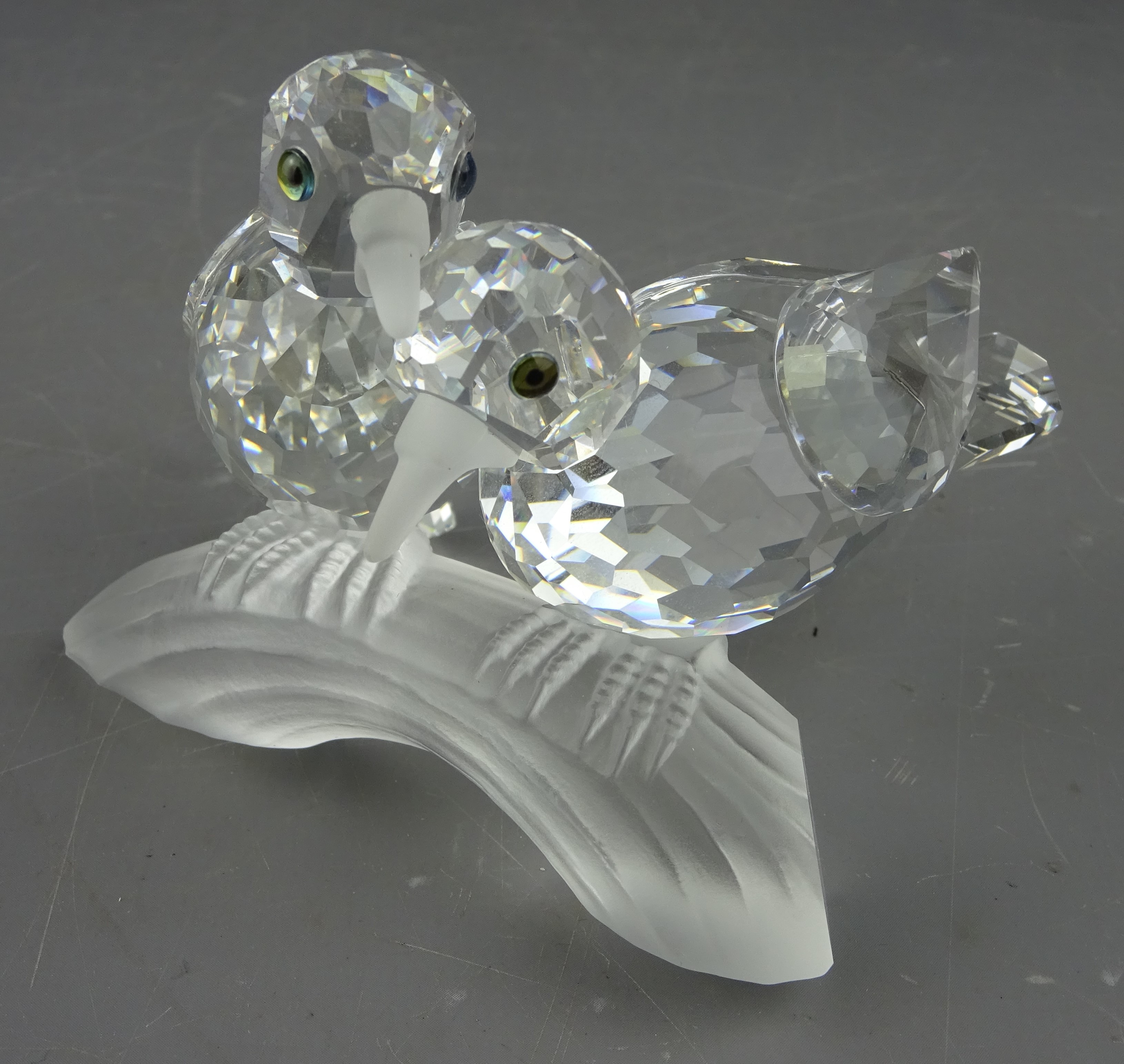 Swarovski crystal model 'The Turtledoves' Annual Edition 1989, from the 'Amour' collection,