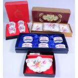 Royal Crown Derby 'Posies' boxed dressing table set,