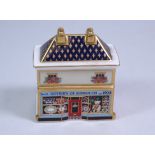 Royal Crown Derby 'Govier's China Shop' paperweight, gold backstamp edition of 1000,