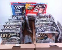 The James Bond Car Collection magazines with diecast models, numbers 1 - 50,