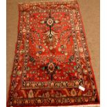 Persian Mahal red ground rug, 170cm x 1.06cm Condition Report <a href='//www.