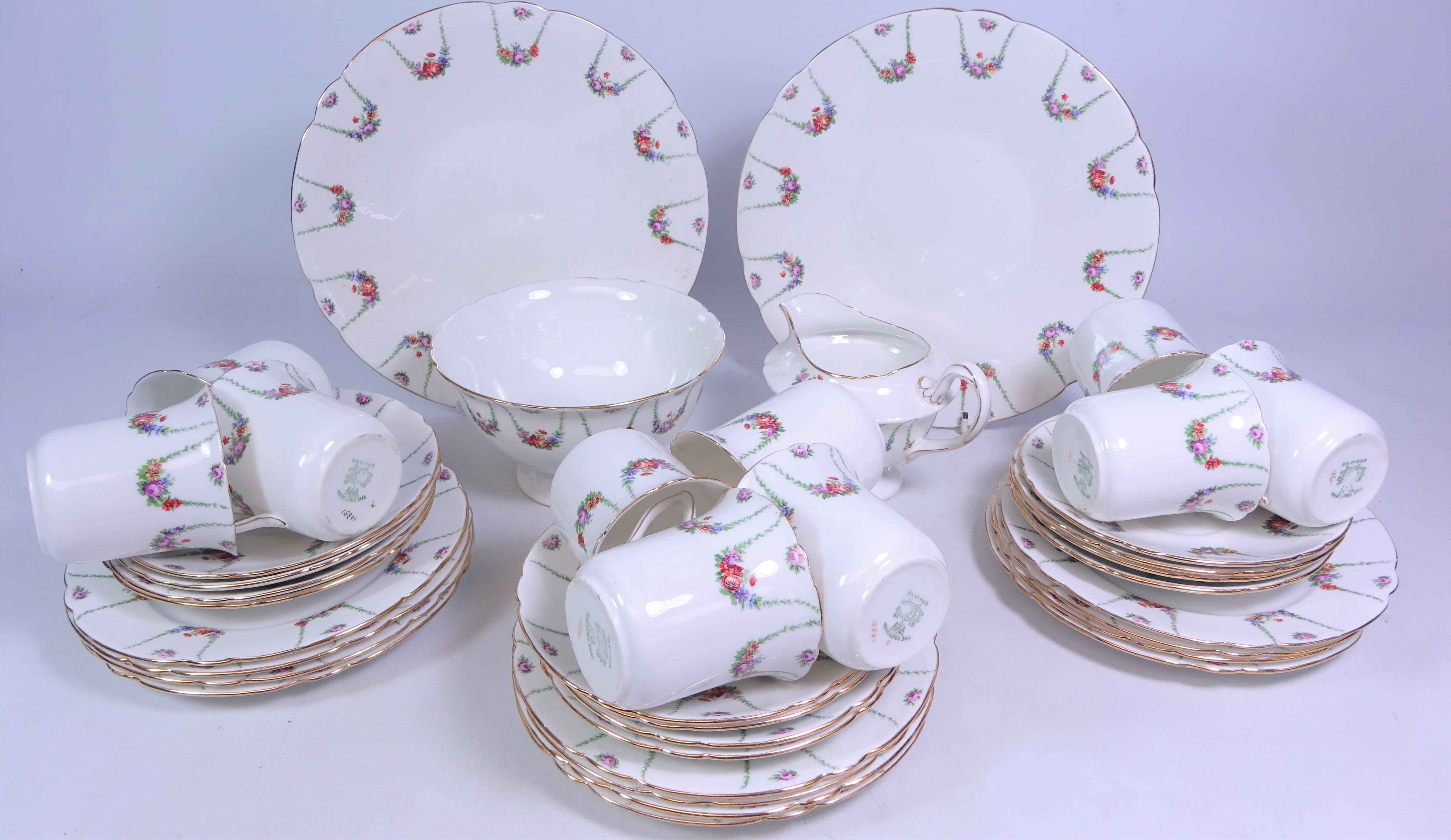 Early 20th Century Foley China 'Dainty Rose' pattern coffee ware, no. - Image 2 of 2