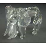 Swarovski crystal model 'The Elephant' Annual Edition 1993,