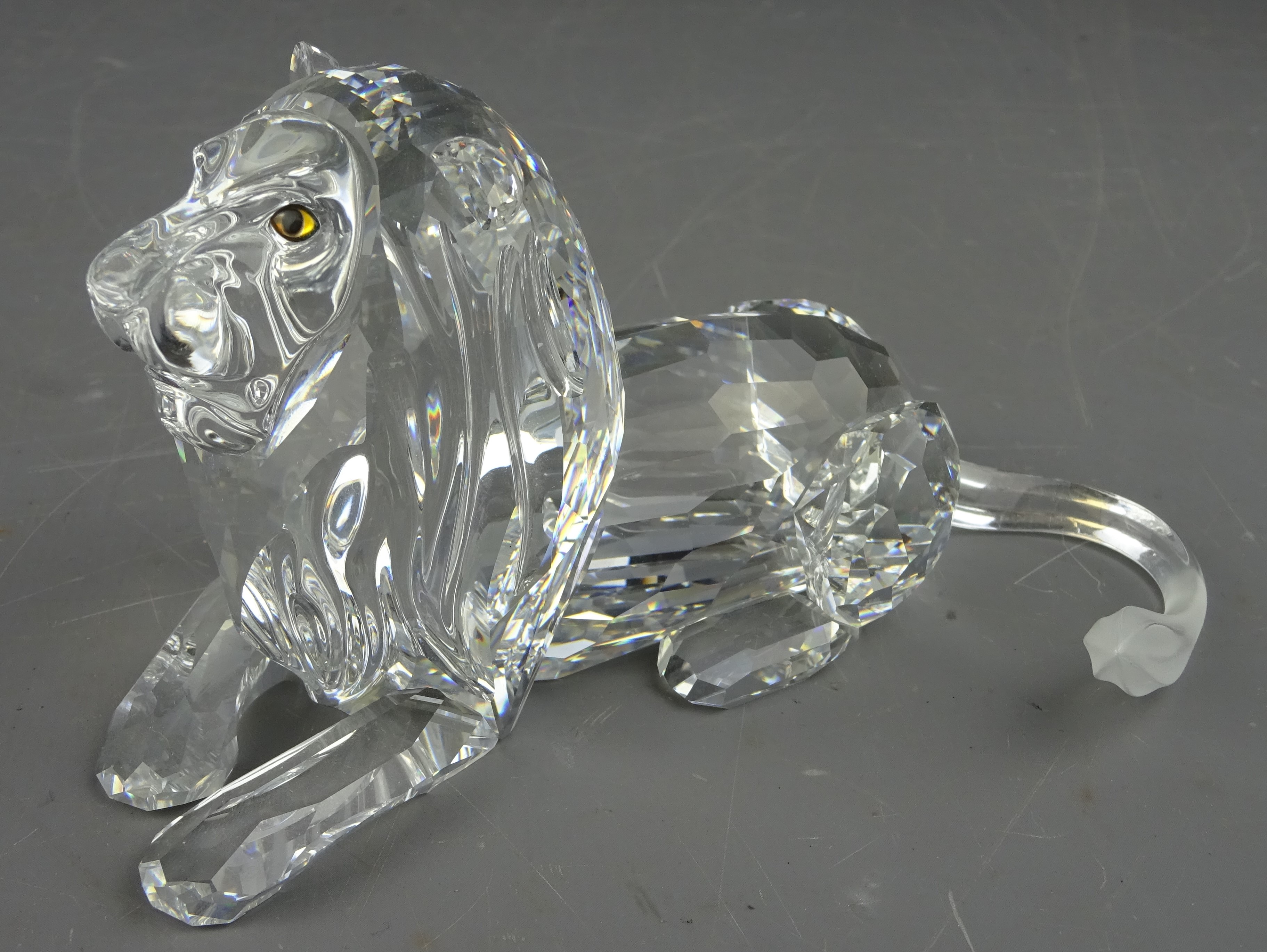 Swarovski crystal model 'The Lion' Annual Edition 1995, from the 'Inspiration Africa' collection,