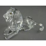 Swarovski crystal model 'The Lion' Annual Edition 1995, from the 'Inspiration Africa' collection,