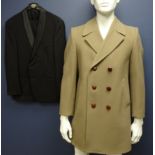 Mohair and wool roll neck dress suit, by Jackson the Tailors,