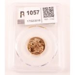 2017 gold sovereign 200 shield privy PCGS MS68 621983 no.