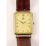 9ct gold gentleman's quartz wristwatch hallmarked B & B Condition Report <a