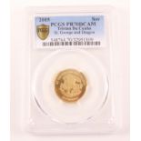 2015 gold sovereign PCGS PR70 548764 no.