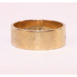 Gold wedding band stamped 9ct approx 4.5gm Condition Report <a href='//www.