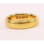 Gold wedding band hallmarked 22ct approx 7.1gm Condition Report <a href='//www.