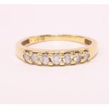 9ct gold seven stone diamond ring 0.33 carat Condition Report <a href='//www.