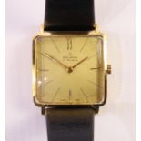 Gentleman's Golana 18ct gold mechanical wristwatch,