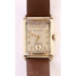 Bulova gentleman's gold plated wristwatch Condition Report <a href='//www.