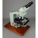 Watson binocular Microscope, Barlow lenses and four turrets lenses, No.