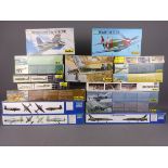 Fourteen Heller 1:72 scale model aircraft kits: Natter & Reichenberg, Arado Ar 96 B-1/5,