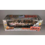 21st Century Toys 1:18 scale model of a Luftwaffe Stuka Dive Bomber, with two figures,