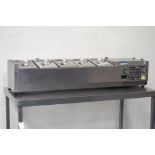 Polar VRX1200 refrigerated counter top serving unit,