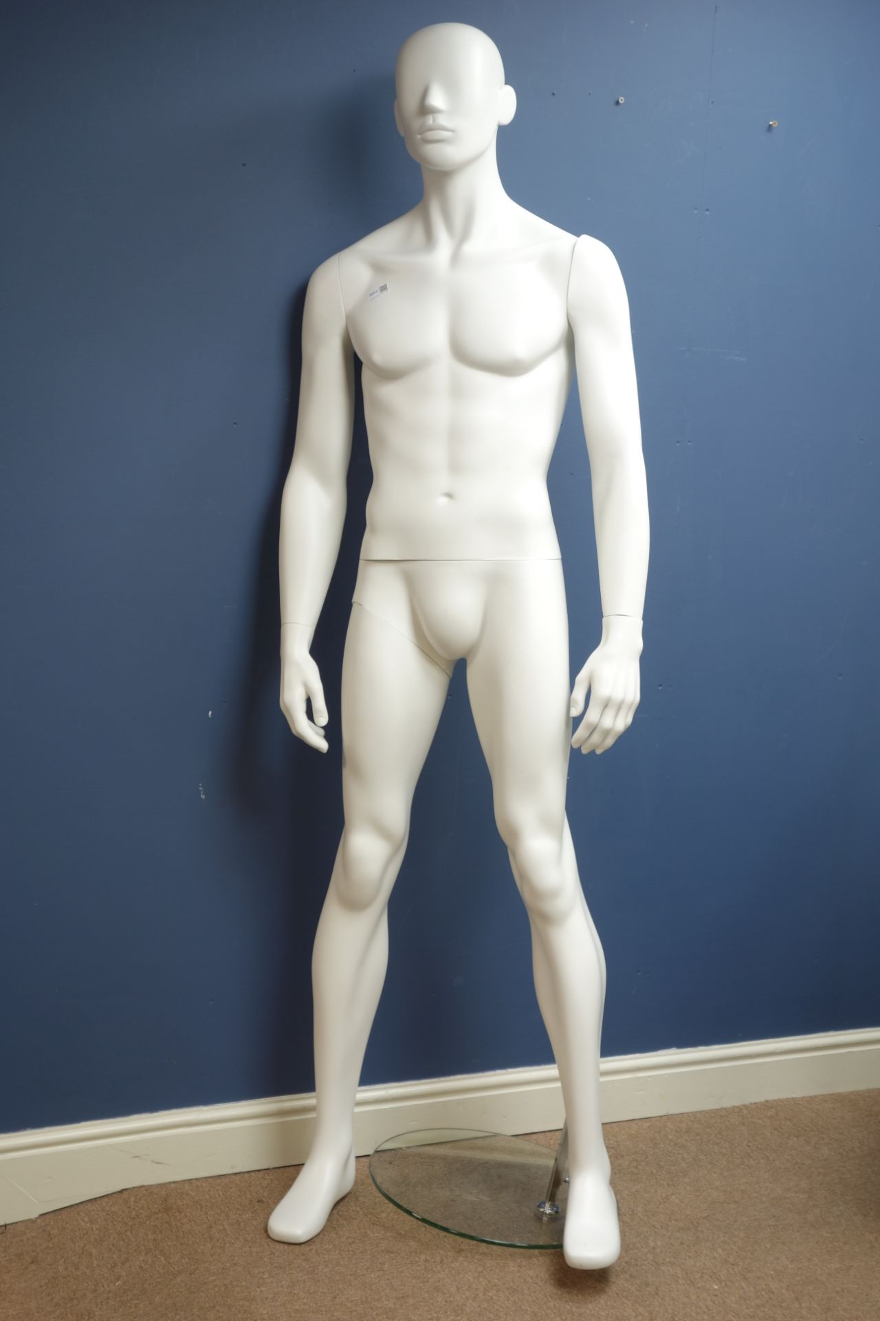 Full male adjustable mannequin on stand Condition Report <a href='//www.